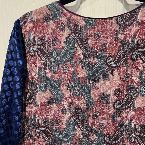 Soft Surroundings v neck multi color floral tunic dress size XL - Picture 7 of 10